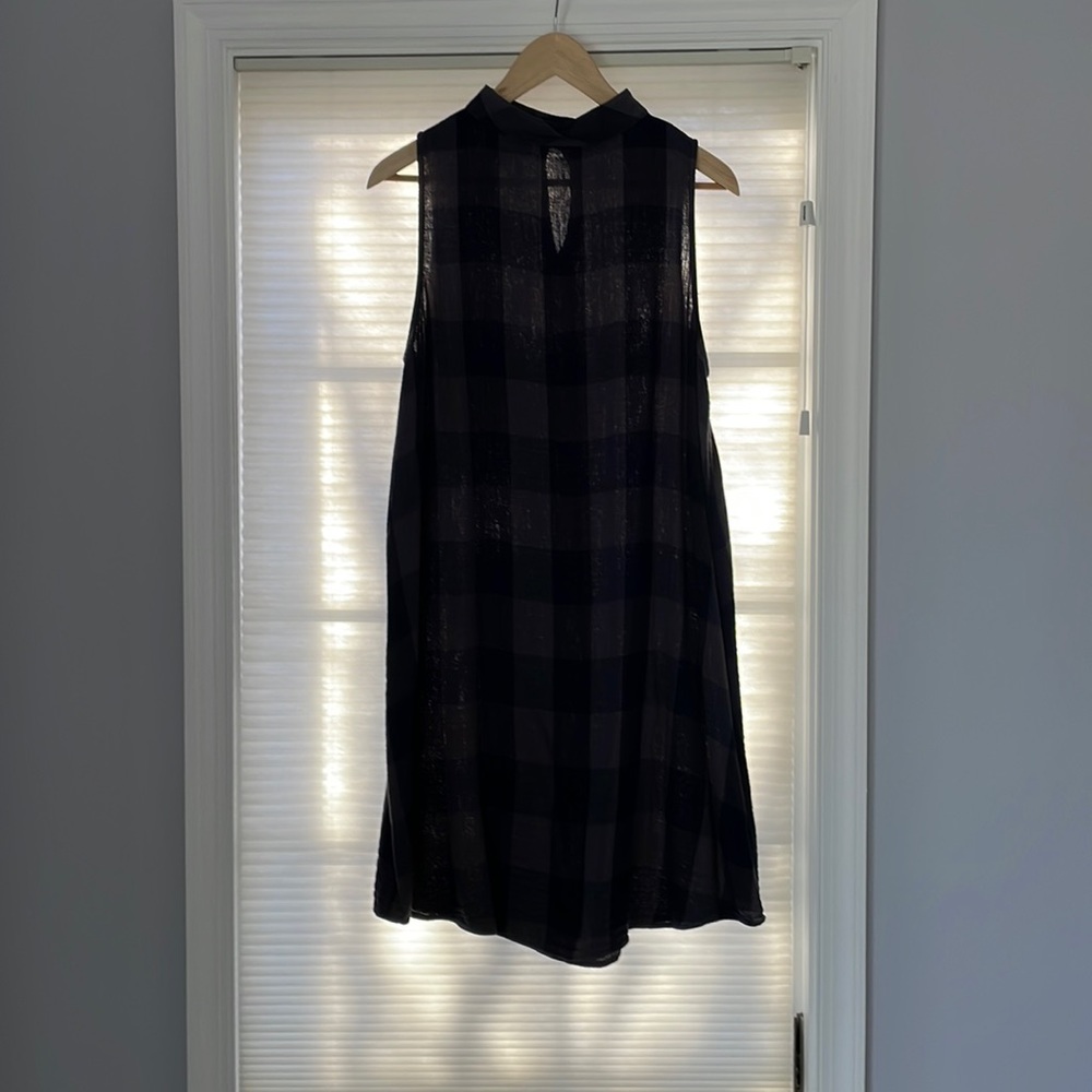 high neck dress